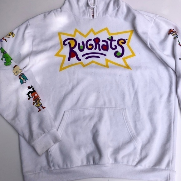 Nickelodeon RUGRATS white hoodie  unisex size xl - Picture 7 of 11